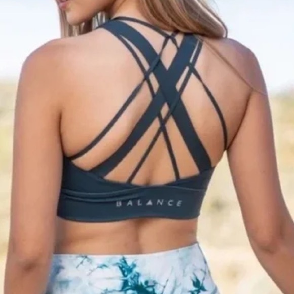 Balance Athletica Aura Bra Strappy Back Sports Bra - Picture 2 of 9